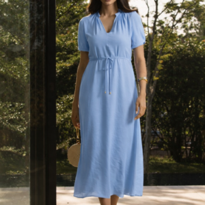 Vestido Lívia Azul Claro