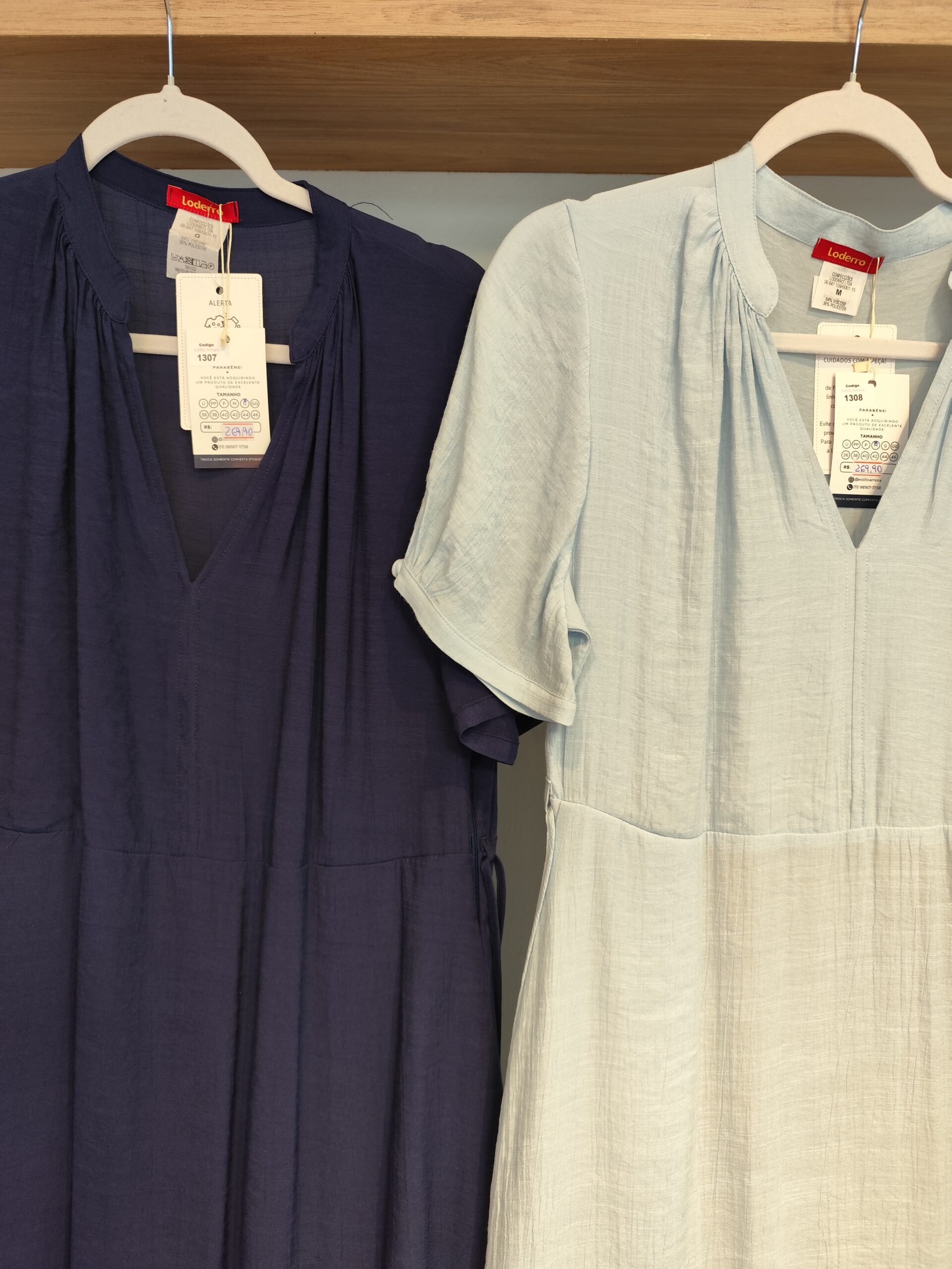 Vestido Lívia Azul Claro - Imagem 3
