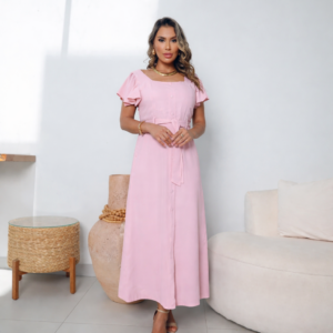 Vestido Suzete Rosa