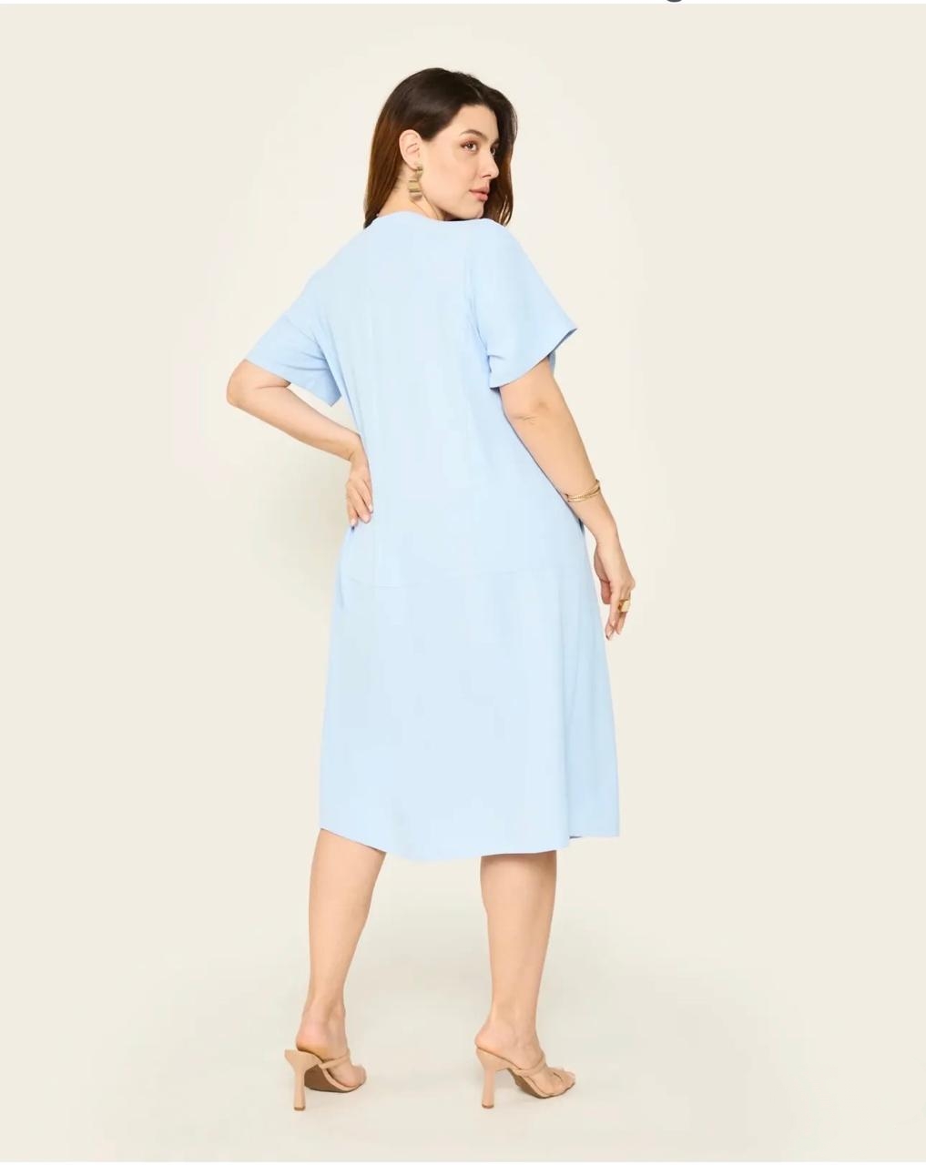 Vestido Diva Azul Claro - Imagem 2