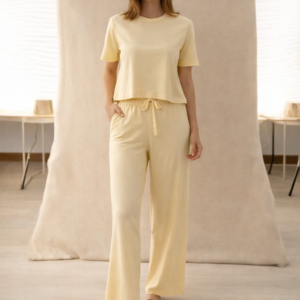 Conjunto Michelle Calça e Blusa amarelo