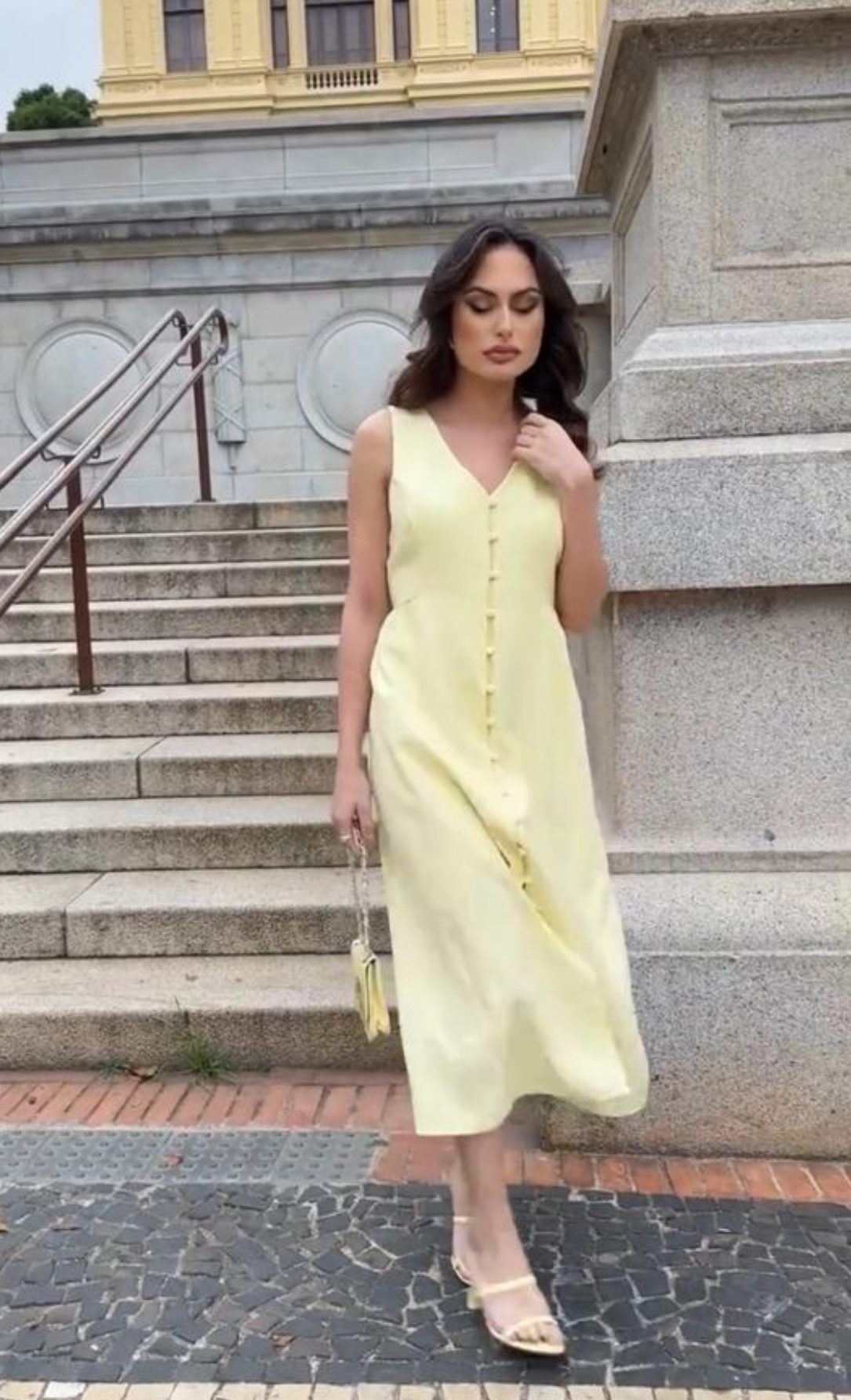 Vestido Simone Amarelo - Imagem 3