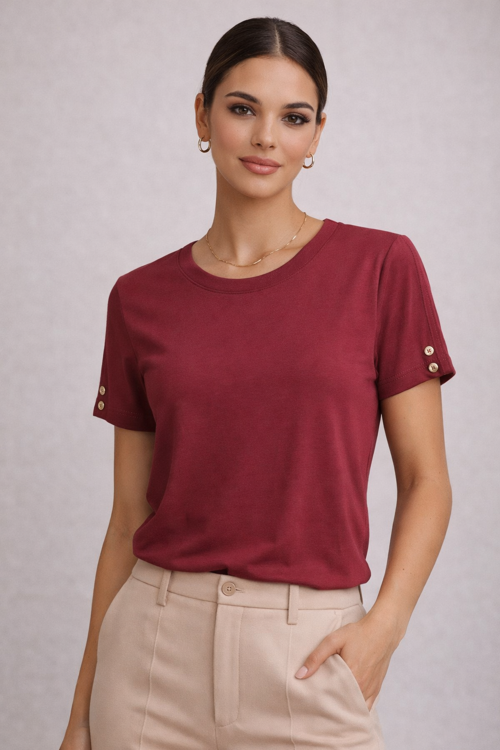 Camiseta Bordô