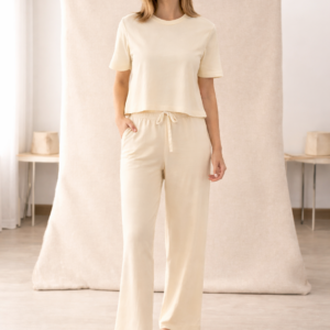 Conjunto Michelle calça e blusa butter