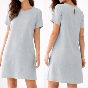 Vestido Maitê Azul Claro
