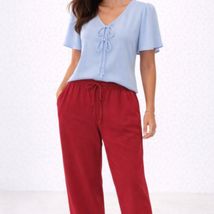 Calça de Moletom Vinho