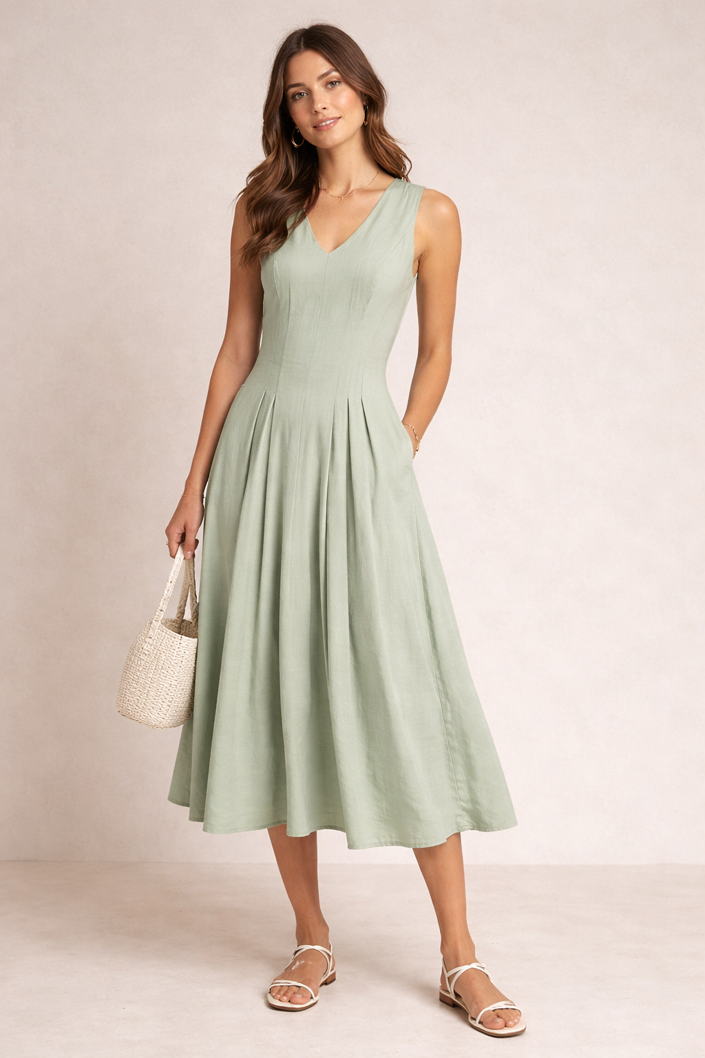 Vestido Silvana verde